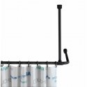 WENKO 23566100 shower curtain accessory Shower curtain ceiling support Black Stainless steel 1 pc(s) WENKO 23566100 shower curtain accessory Shower curtain ceiling support Black Stainless steel 1 pc(s)