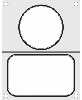 Hendi 805657 Rīves piederums Alumīnijs 1 pcs