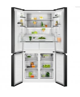 Electrolux ELT9VE52M0 side by side ledusskapis Brīvi novietots 522 L E Melns