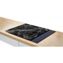 Glass protective plate MARBLE Black for stove — large, ZELLER Glass protective plate MARBLE Black for stove — large, ZELLER