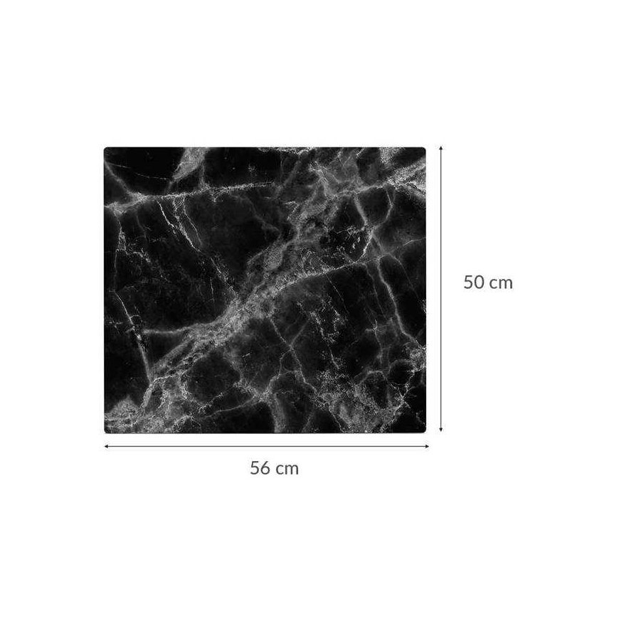 Lasi suojalevy MARBLE Black liesille — iso, ZELLER – 5