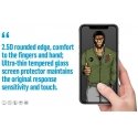 5D tempered glass Mr. Monkey Glass – for Samsung Galaxy A36 5G black (Strong Lite)