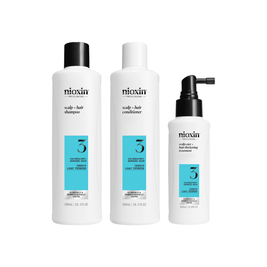 Nioxin System 3 - Kit - Treatment for Colored Hair with Mild Thinning 3 U – 2