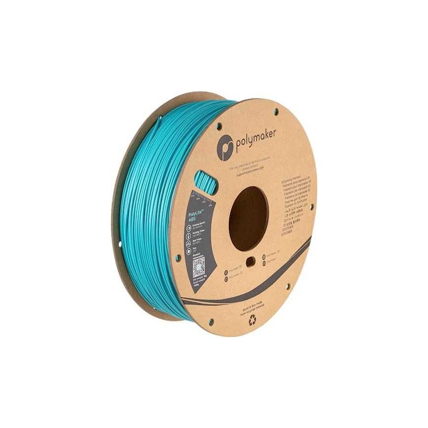 Plastic Polymaker PolyLite ABS - 1.75mm - 1kg - Teal – 2