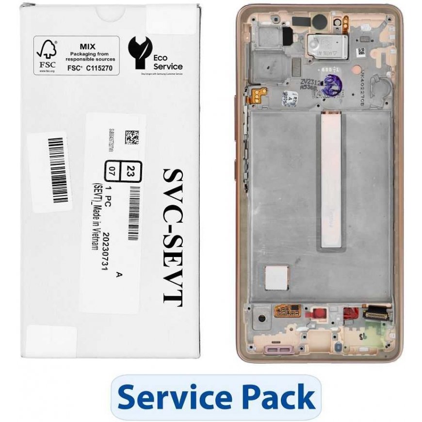 ServicePack LCD screen SAMSUNG A53 5G A536B GH82-28024D Gold