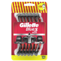Gillette Disposable razors for men Blue3 Red 12 pcs For men Gillette Disposable razors for men Blue3 Red 12 pcs For men