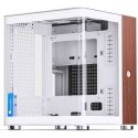 Jonsbo TK-0 PC Gehäuse, Mini-Tower, Mini-ITX, Tempered Glass, Holz - baltas Jonsbo TK-0 PC Gehäuse, Mini-Tower, Mini-ITX, Tempered Glass, Holz - baltas