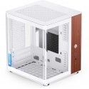 Jonsbo TK-0 PC-kotelo, Mini-Tower, Mini-ITX, karkaistu lasi, puu - valkoinen Jonsbo TK-0 PC-kotelo, Mini-Tower, Mini-ITX, karkaistu lasi, puu - valkoinen