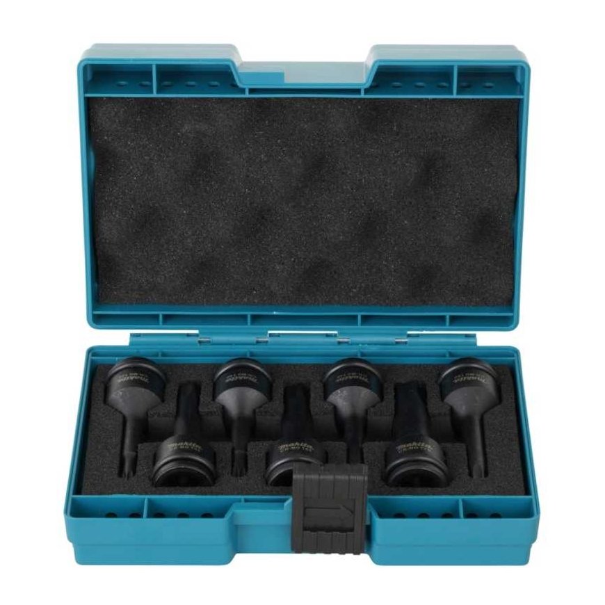 Impact driver bit set MAKITA Torx 1/2&apos&apos, 7pcs. – 2