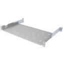 LEXI-Net 19" rack with perforation 1U/250mm, load capacity 45kg, rear adjustable handle, gray LEXI-Net 19" rack with perforation 1U/250mm, load capacity 45kg, rear adjustable handle, gray