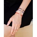 Troli Cord bracelet with heart black/bronze Troli Cord bracelet with heart black/bronze