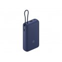 Guess PU Grained Triangle Logo MagSafe Powerbank 5000mAh Blue