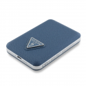 Guess PU Grained Triangle Logo MagSafe Powerbank 5000mAh Blue