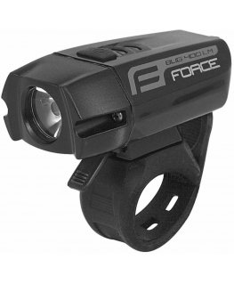 FORCE front light BUG-400 USB juodas
