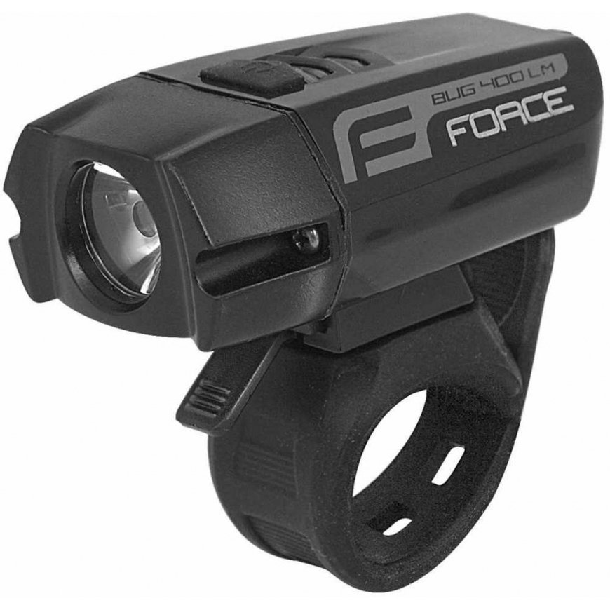 FORCE front light BUG-400 USB black