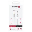Swissten Audio Adapter Textile USB-C - 3.5mm Jack Cable 1.5m