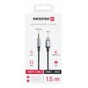 Swissten Audio Adapter Textile USB-C - 3.5mm Jack Cable 1.5m