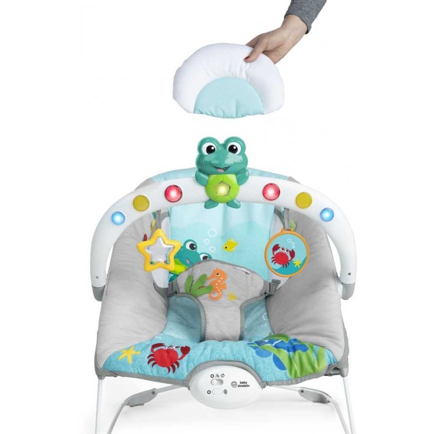 BABY EINSTEIN grojantis gultukas KICK TO IT Neptune, 0 - 6 mėn., Mėlynas, 13102 – 2