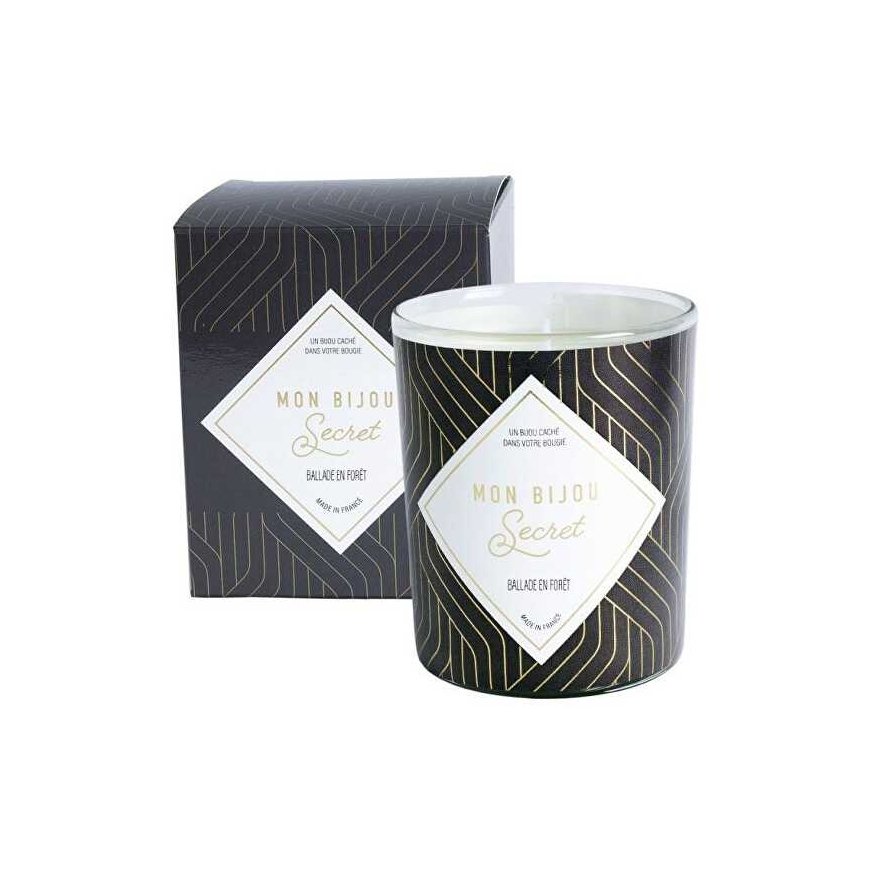 Troli scented candle 40h with gemstone Cedar CROCE100 scented candle