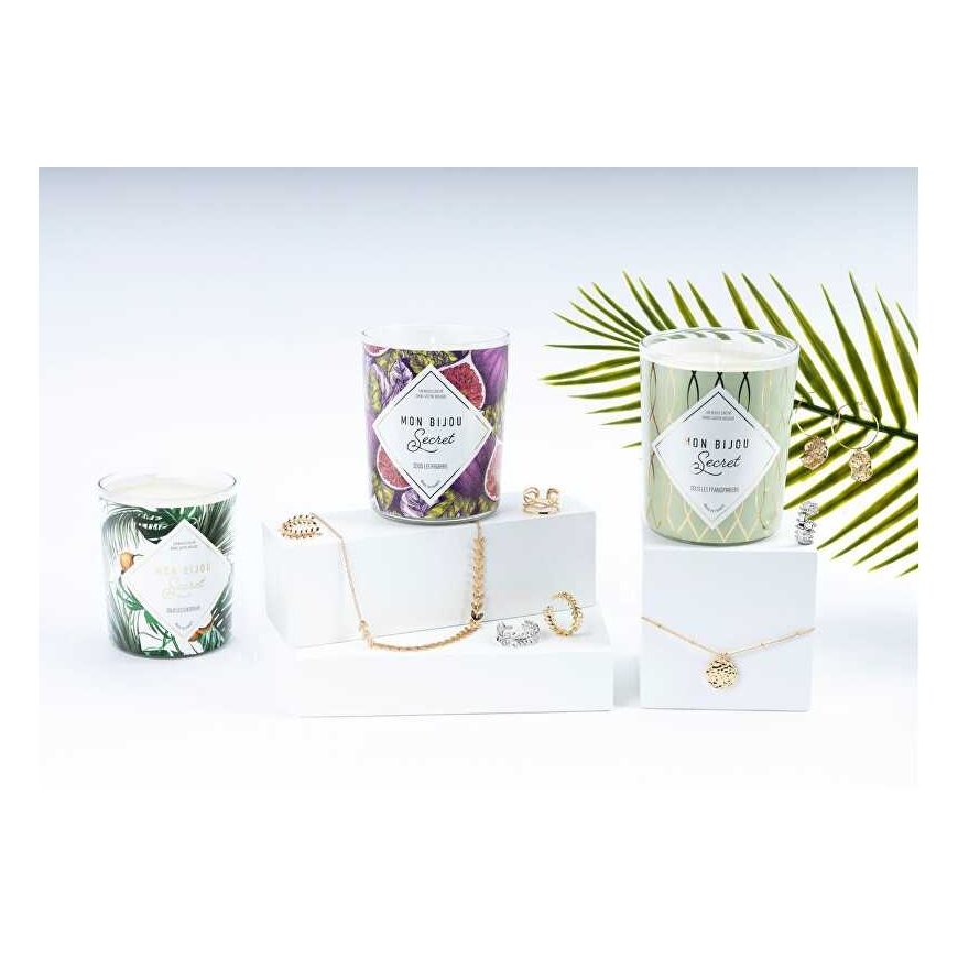 Troli scented candle 40h with gemstone Cedar CROCE100 scented candle – 4
