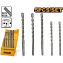 Pora Ingco AKD2052 Betoniporasarja 5kpl Pora Ingco AKD2052 Betoniporasarja 5kpl