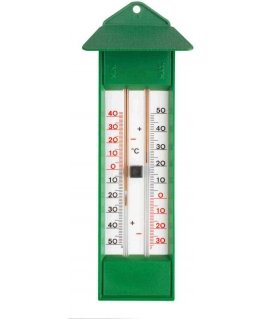 Analogue maximum minimum thermometer TFA 10.3015.04, green