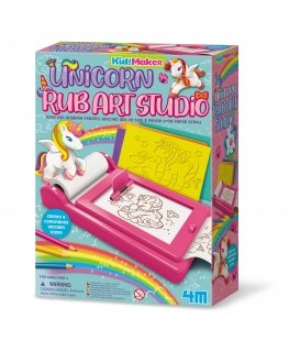4M Unicorn Rub Art Studio Piirustusalusta väritysrullalla
