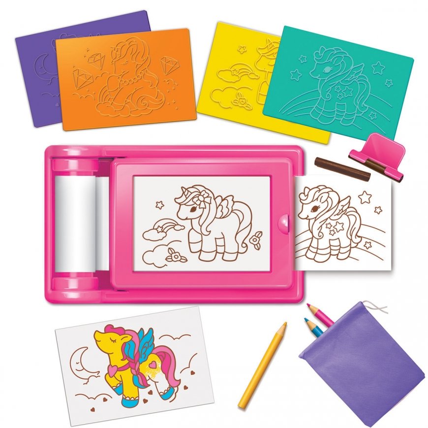 4M Unicorn Rub Art Studio Rolling art desk – 3