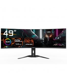 GIGABYTE AORUS CO49DQ kompiuterio monitorius 124,5 cm (49") 5120 x 1440 pikseliai DQHD OLED Juoda