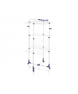 Leifheit 81455 pesukuivatusrest ja -nöör Põrandal seisev rest Sinine, Valge