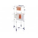 Leifheit 81455 laundry drying rack/line Floor-standing rack Blue, White