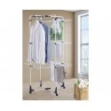 Leifheit 81455 laundry drying rack/line Floor-standing rack Blue, White