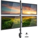 Techly ICA-LCD 382-Q monitor mount / stand 68.6 cm (27") Desk Black