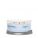 Yankee Candle Ocean Air vahakynttilä Pyöreä Meripihka, Jasmiini, Santelipuu Sininen 1 kpl Yankee Candle Ocean Air vahakynttilä Pyöreä Meripihka, Jasmiini, Santelipuu Sininen 1 kpl