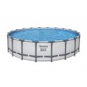 Bestway 561FM каркасный/надувной бассейн каркасный бассейн Круг 33240 L Серый, Белый