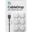 Bluelounge CableDrop кабельный зажим Белый 6 шт Bluelounge CableDrop кабельный зажим Белый 6 шт