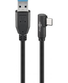 Goobay 66503 USB кабель USB 3.2 Gen 1 (3.1 Gen 1) 2 m USB A USB C Черный