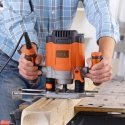 Black & Decker KW1200E-QS фрезер Черный, Оранжевый 28000 RPM 1200 W