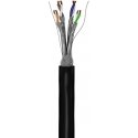 Goobay 77624 сетевой кабель Черный 100 m Cat6a S/FTP (S-STP) Goobay 77624 сетевой кабель Черный 100 m Cat6a S/FTP (S-STP)