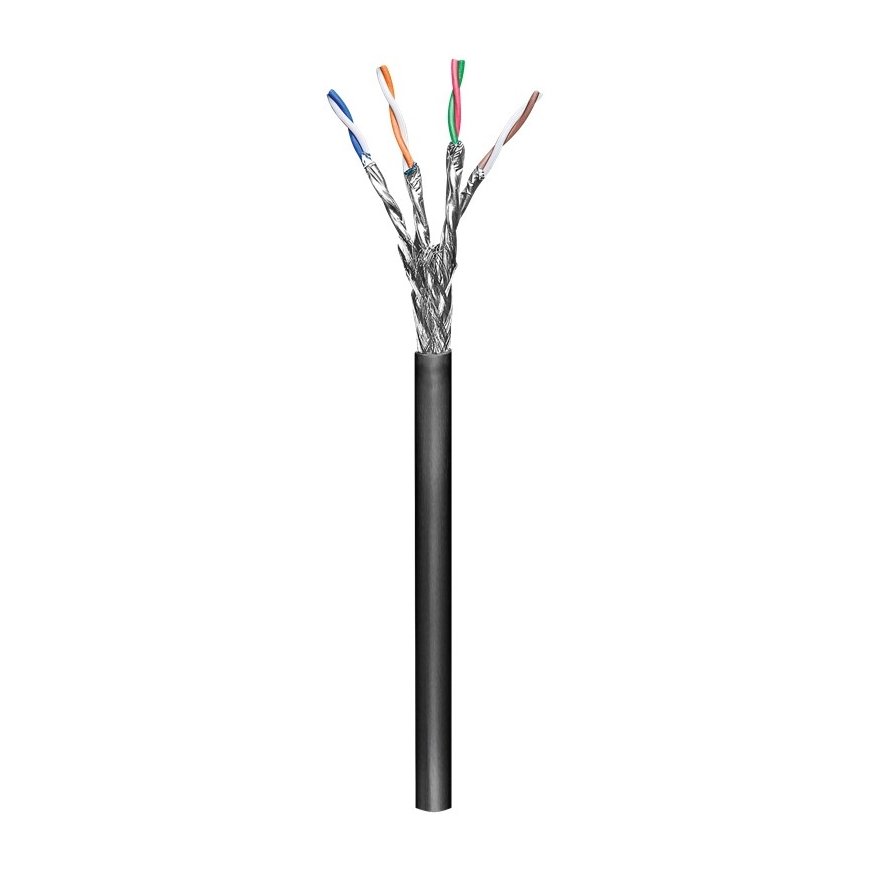 Goobay 77624 сетевой кабель Черный 100 m Cat6a S/FTP (S-STP) – 3