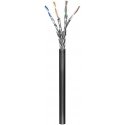 Goobay 77624 tīkla kabelis Melns 100 m Cat6a S/FTP (S-STP) Goobay 77624 tīkla kabelis Melns 100 m Cat6a S/FTP (S-STP)