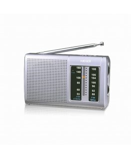 Haeger PR-BIB.001A радиоприемник Портативный Цифровой Серебристый