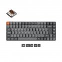 Keychron K3M-H3-DE klaviatūra Namams / biurui USB + RF Wireless + Bluetooth Vokiečių Pilka Keychron K3M-H3-DE klaviatūra Namams / biurui USB + RF Wireless + Bluetooth Vokiečių Pilka