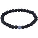Troli Beaded Bracelet with Onyx and Blue Jasper Troli Beaded Bracelet with Onyx and Blue Jasper