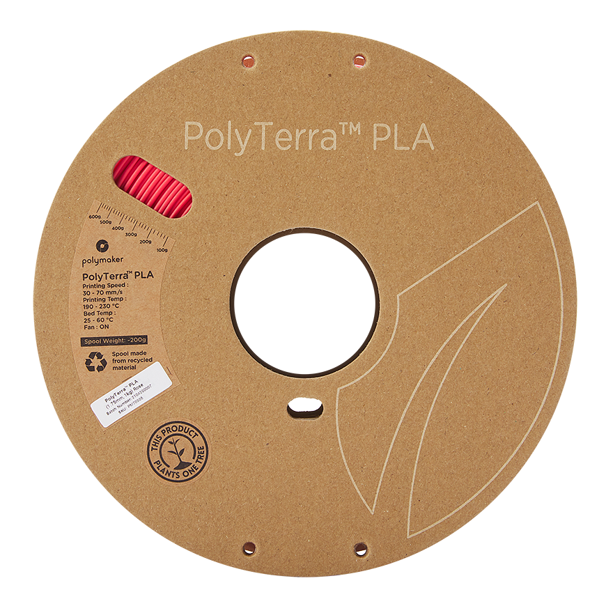 Polymaker PolyTerra PLA - 1kg - 1,75mm - Ruusu – 3