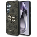 Guess Big 4G Logo Classic Logo Samsung Galaxy S25 dėklas telefonui rudos spalvos Guess Big 4G Logo Classic Logo Samsung Galaxy S25 dėklas telefonui rudos spalvos