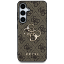 Guess Big 4G Logo Classic Logo Samsung Galaxy S25 puhelimen kuori ruskea Guess Big 4G Logo Classic Logo Samsung Galaxy S25 puhelimen kuori ruskea