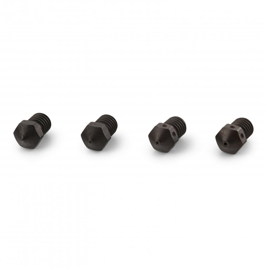 PrimaCreator RepRap M6 erikokoiset karkaistut suuttimet - 1,75mm - 4 kpl
