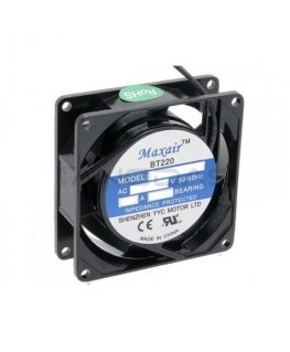 Fan MAXAIR 80x80x25mm 230V 14W ball bearing