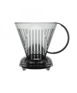 Clever Dripper - L 500ml Permatomas pilkas + 100 filtrų